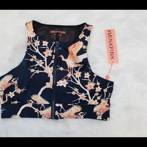 NEW MINKPINK Yoga Top